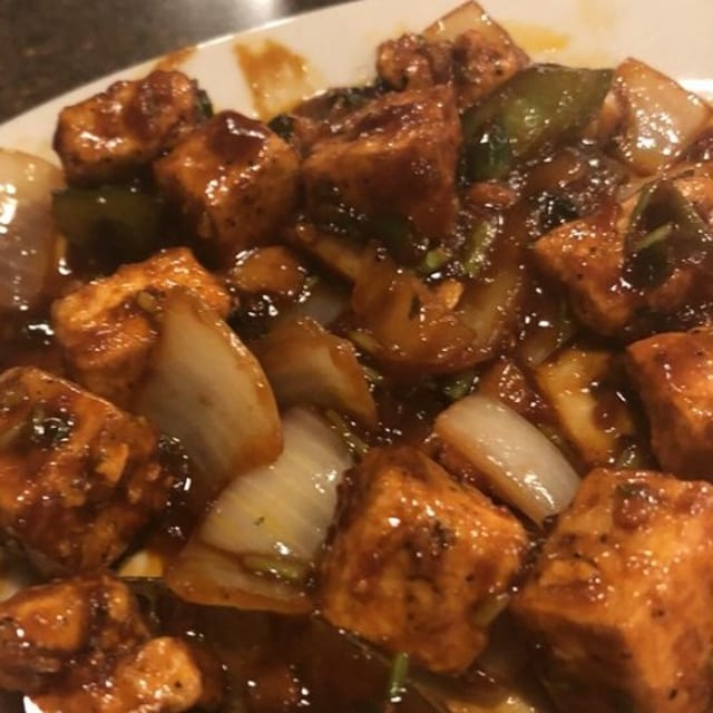 Chilli Paneer.