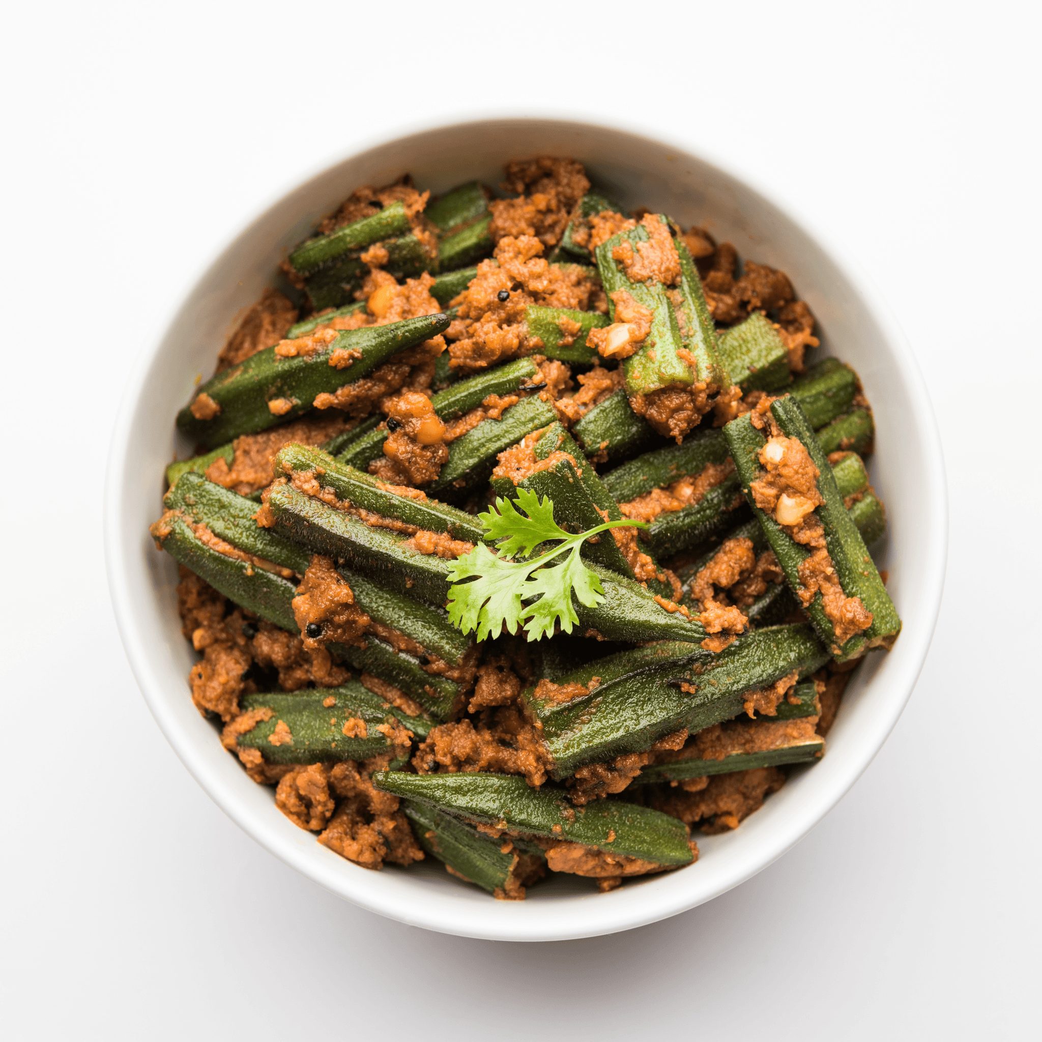 South Indian Kadai Bindi Masala.