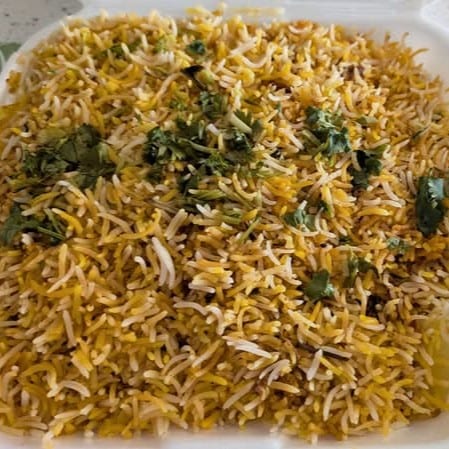Hyderabadi Goat Dum Biryani.