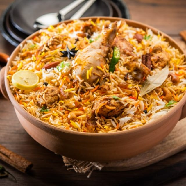 Ulacharu Vegetable Dum Biryani.