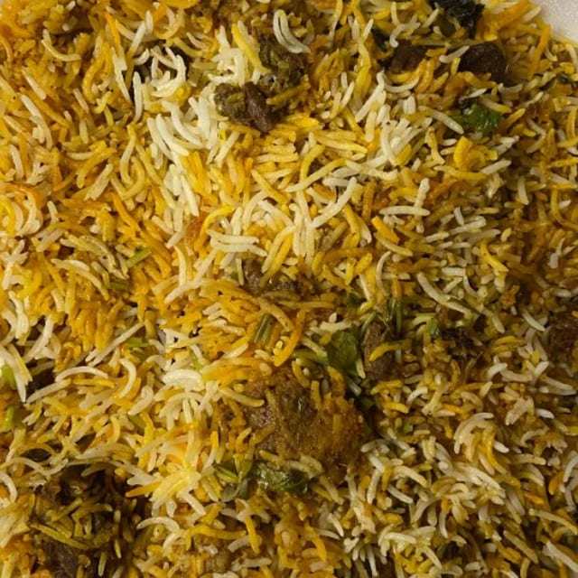 Hyderabadi Goat Dum Biryani.