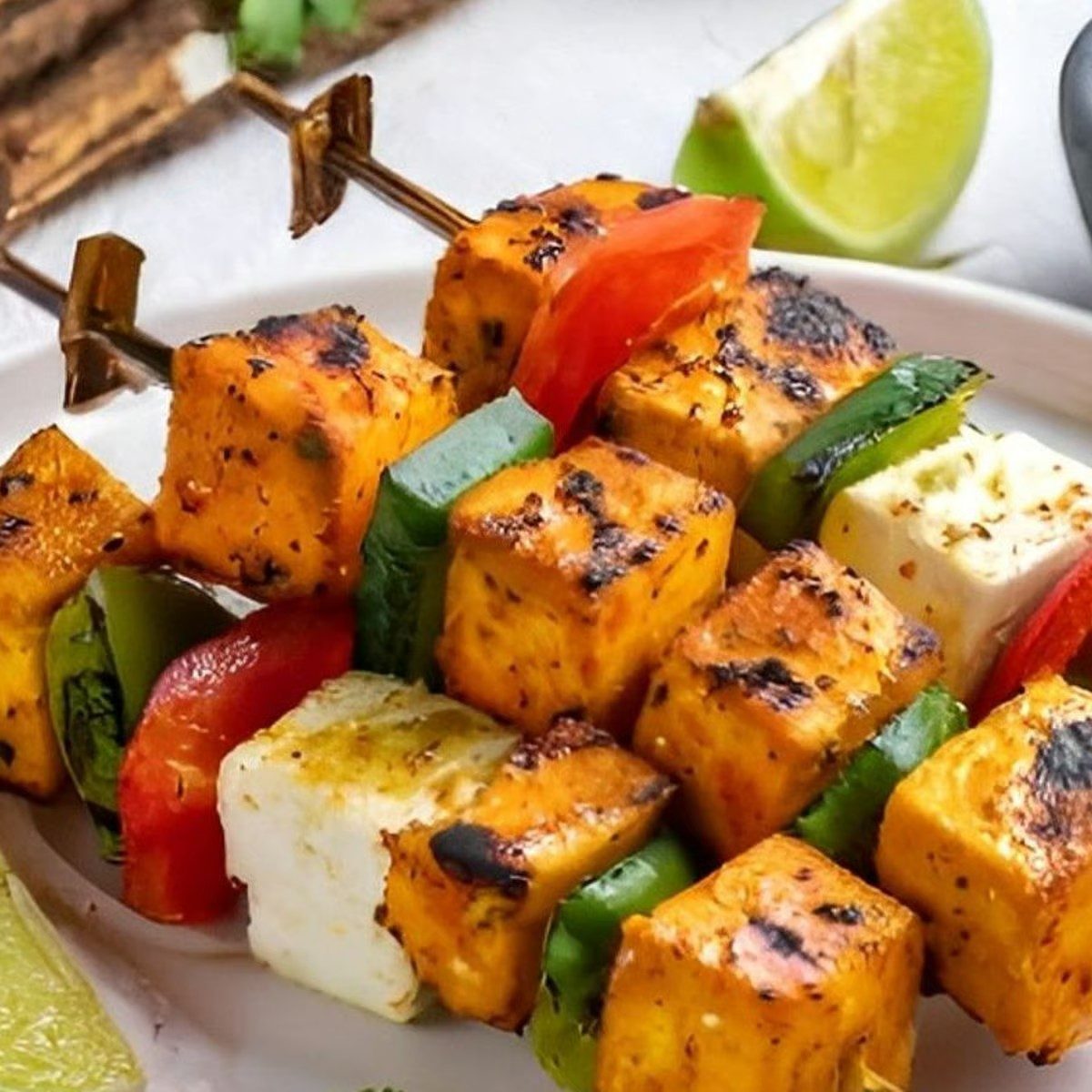 Paneer Tikka Kebab.