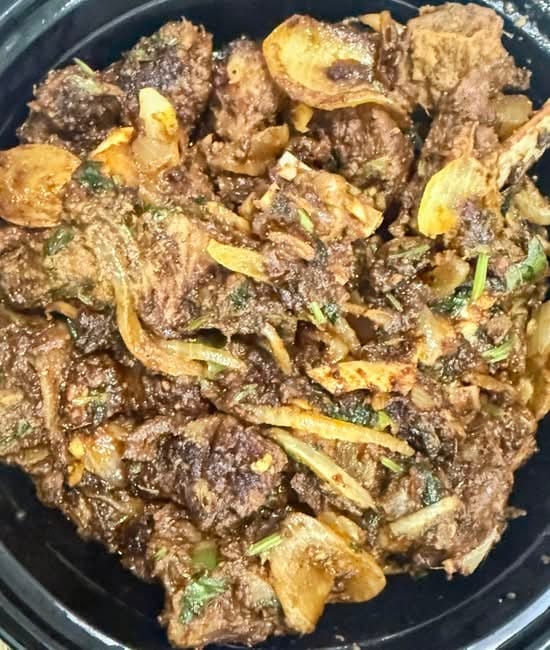 Goat Pepper Fry.